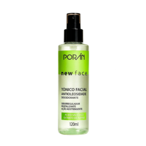 TÔNICO FACIAL ANTI OLEOSIDADE NEW FACE 120ML PORÁN